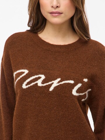 VILA Sweater 'VILuna' in Brown