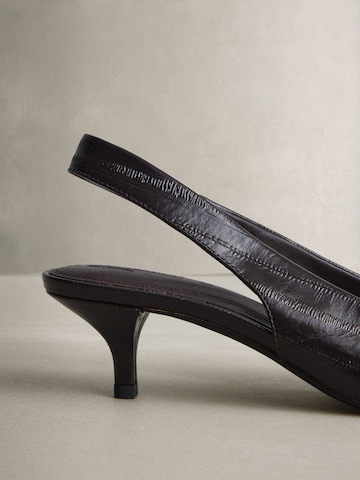 Next - Zapatos destalonado 'N.Premium' en rojo