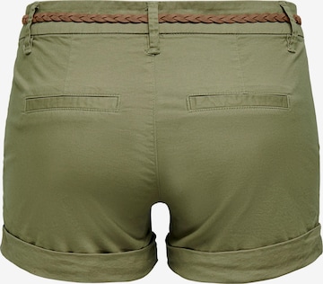 ONLY Regular Chino Pants 'Evelyn' in Green