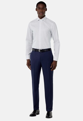 Boggi Milano Comfort fit Button Up Shirt in Blue