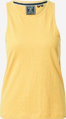 Superdry - Top em amarelo: frente