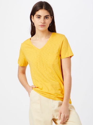 Superdry T-shirt i gul: framsida
