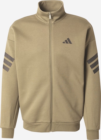 Jachetă de trening de la ADIDAS SPORTSWEAR pe verde: față