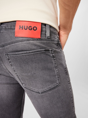 HUGO Red Slimfit Jeans '734' in Grau