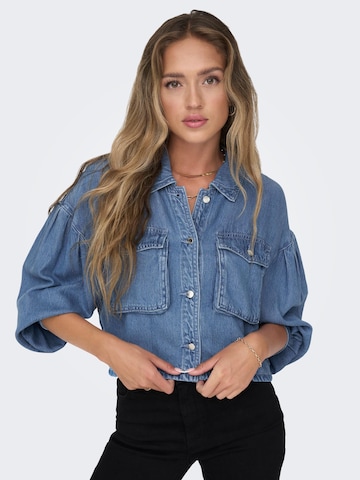 Veste mi-saison 'LOVA' ONLY en bleu