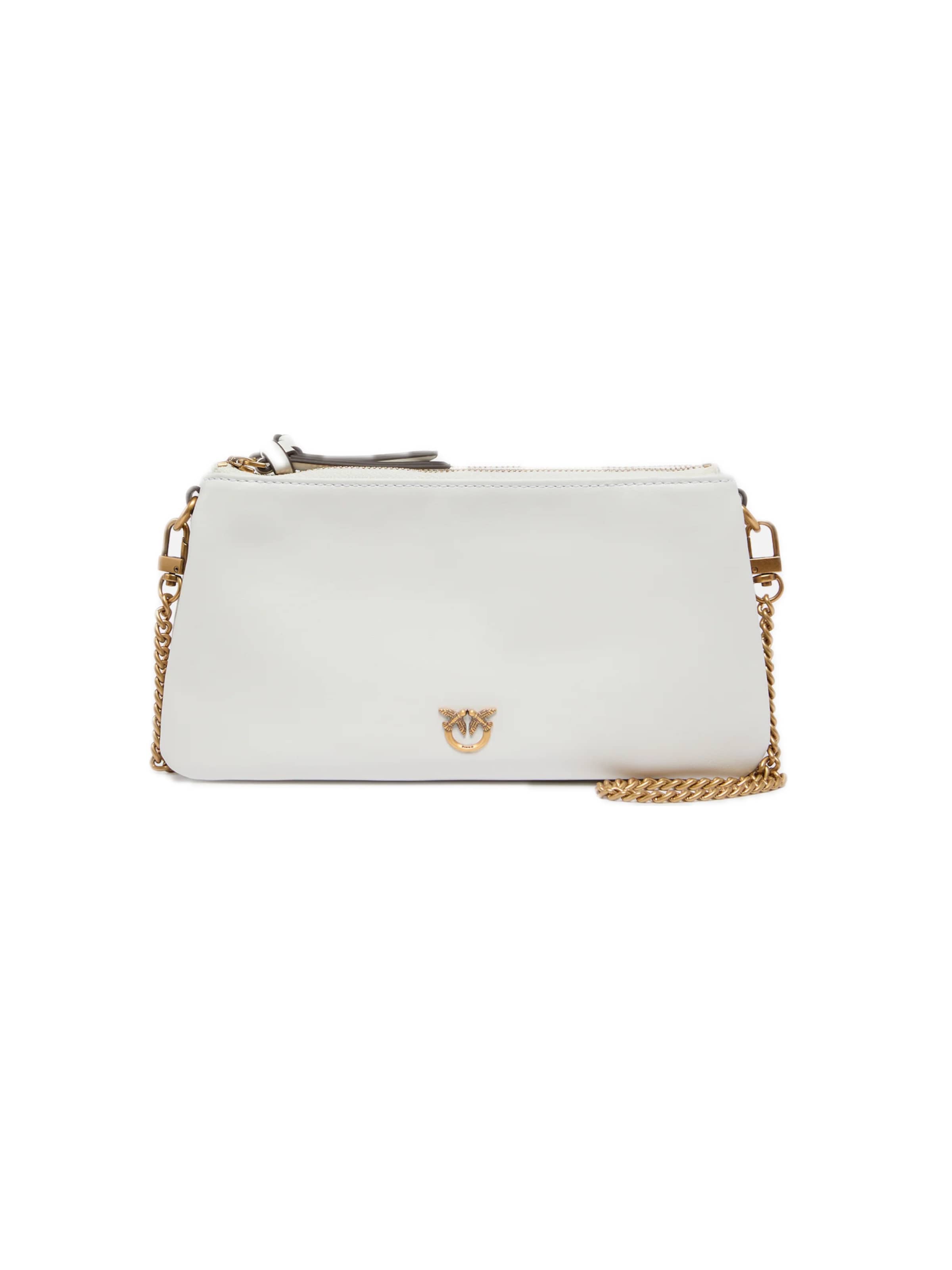 Borsa a tracolla '105359 A0QO' di PINKO in bianco: frontale