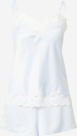 Lauren Ralph Lauren Shorty 'SIGNATURE' en bleu pastel / blanc, Vue avec produit