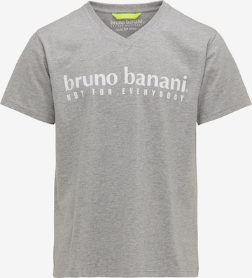 BRUNO BANANI T-Shirt 'Robertson' in Grau: predná strana