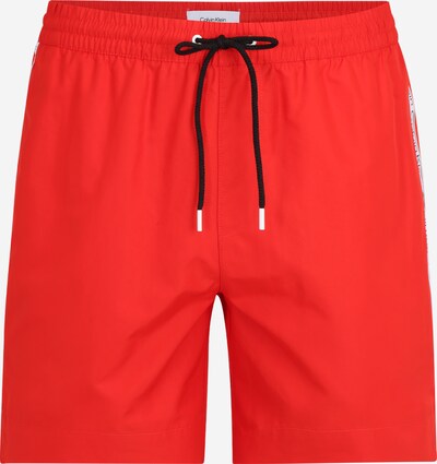 Calvin Klein Swimwear شورت سباحة بـ أحمر / أسود / أبيض, عرض المنتج