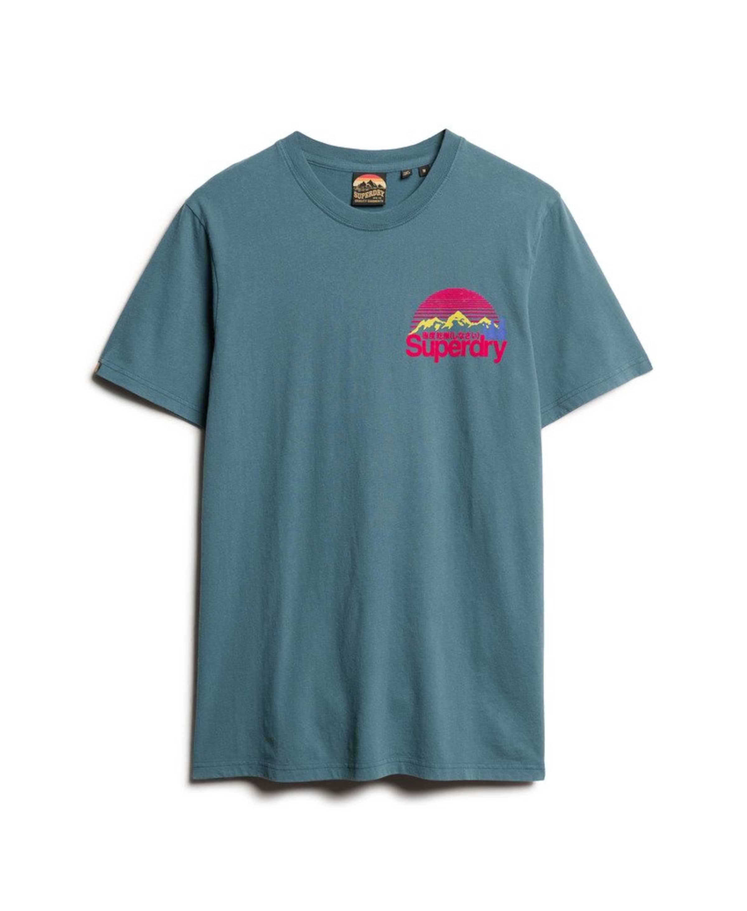 Superdry & Co Póló - kék: elől