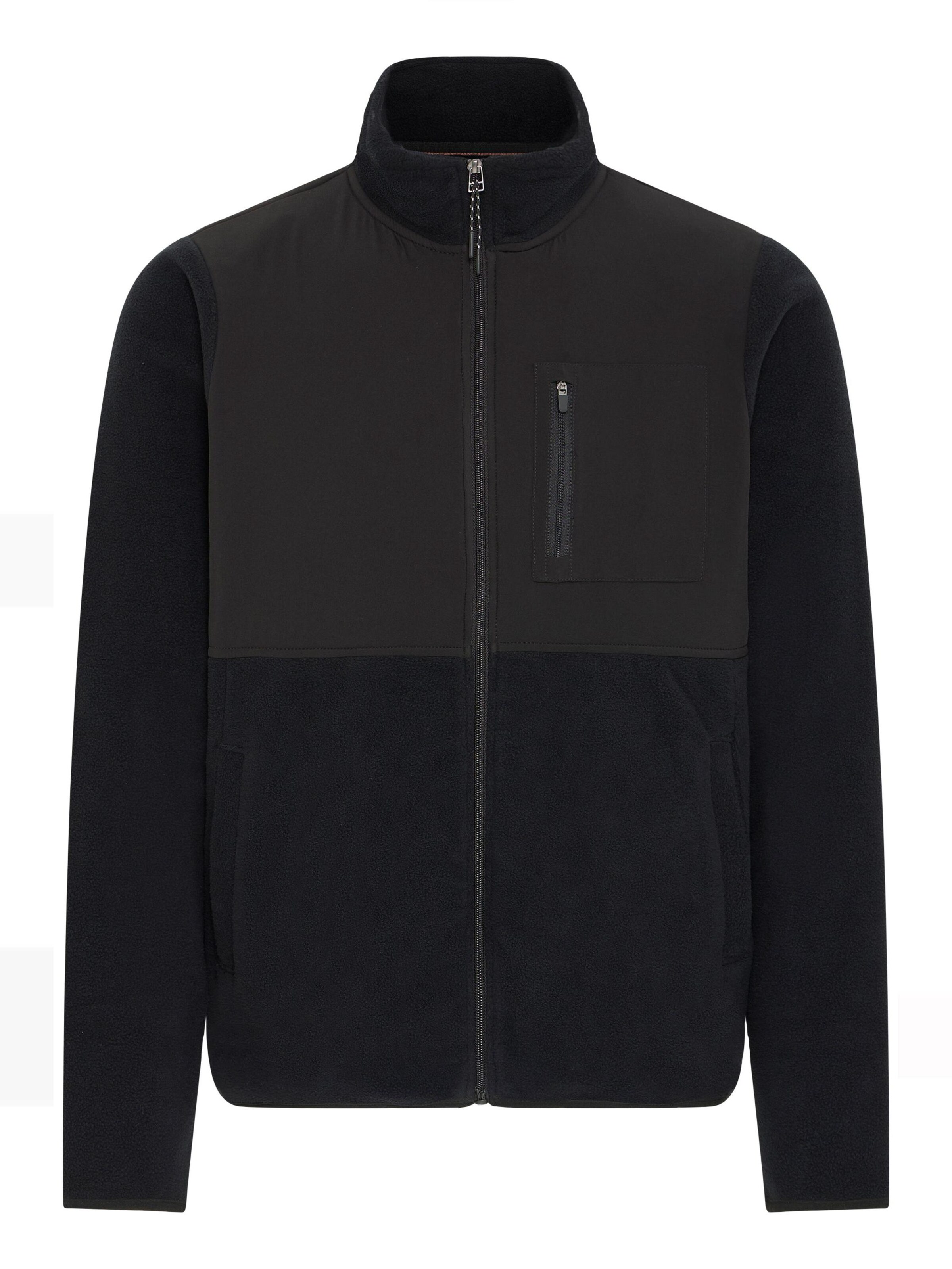 BLEND - Sudadera con cremallera ' BHMARIO ' en negro: frente