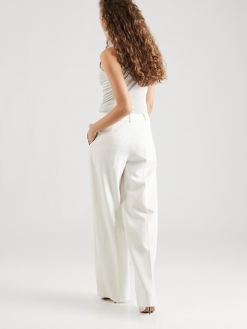 JOOP! Wide leg Pleat-front trousers in White