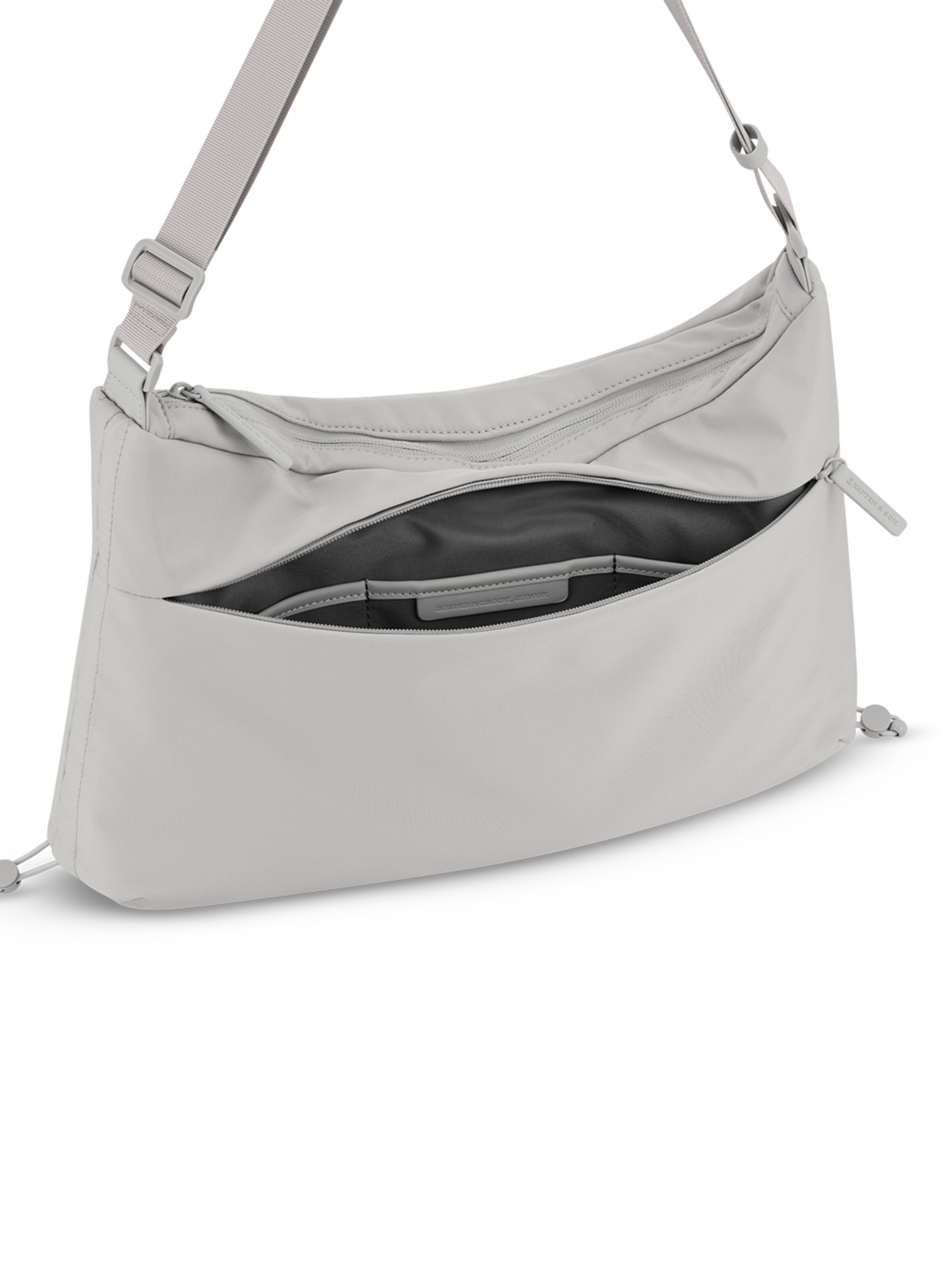 Borsa a spalla 'Skara Large' di Kapten & Son in grigio