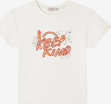 T-Shirt 'Keep Kind' Cath Kidston en blanc : devant