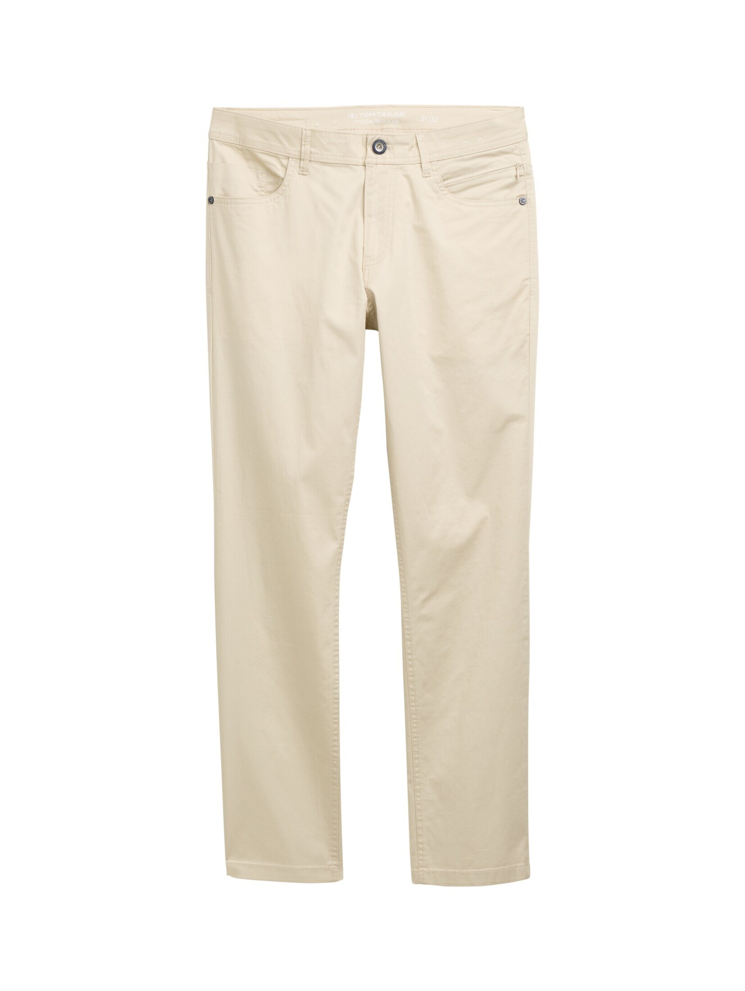 TOM TAILOR Slimfit Hose 'Josh' in Beige: Vorderseite
