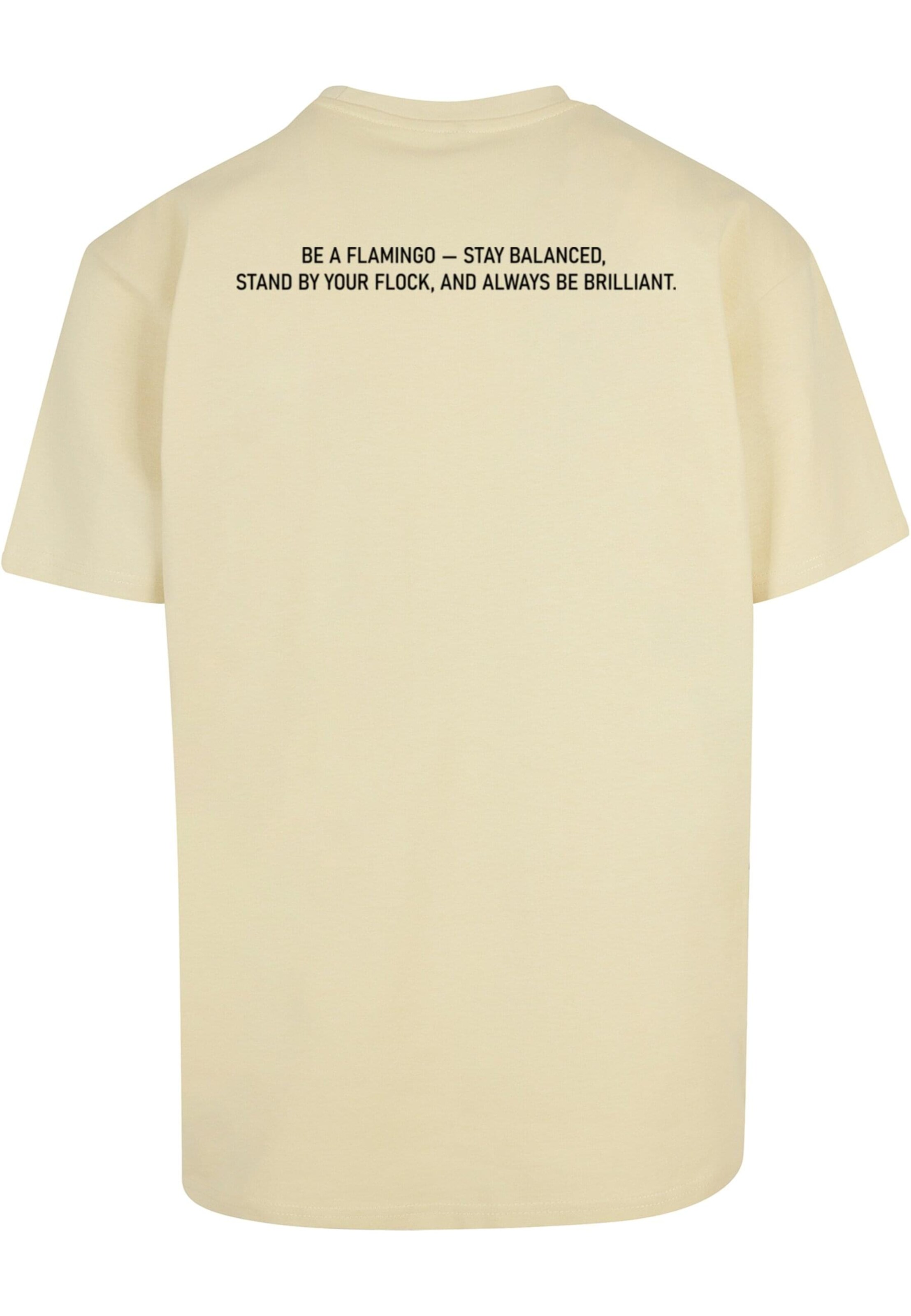 Merchcode Koszulka 'Flamingo' w kolorze żółty