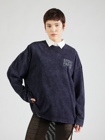 TOPSHOP Sweatshirt in Blauw