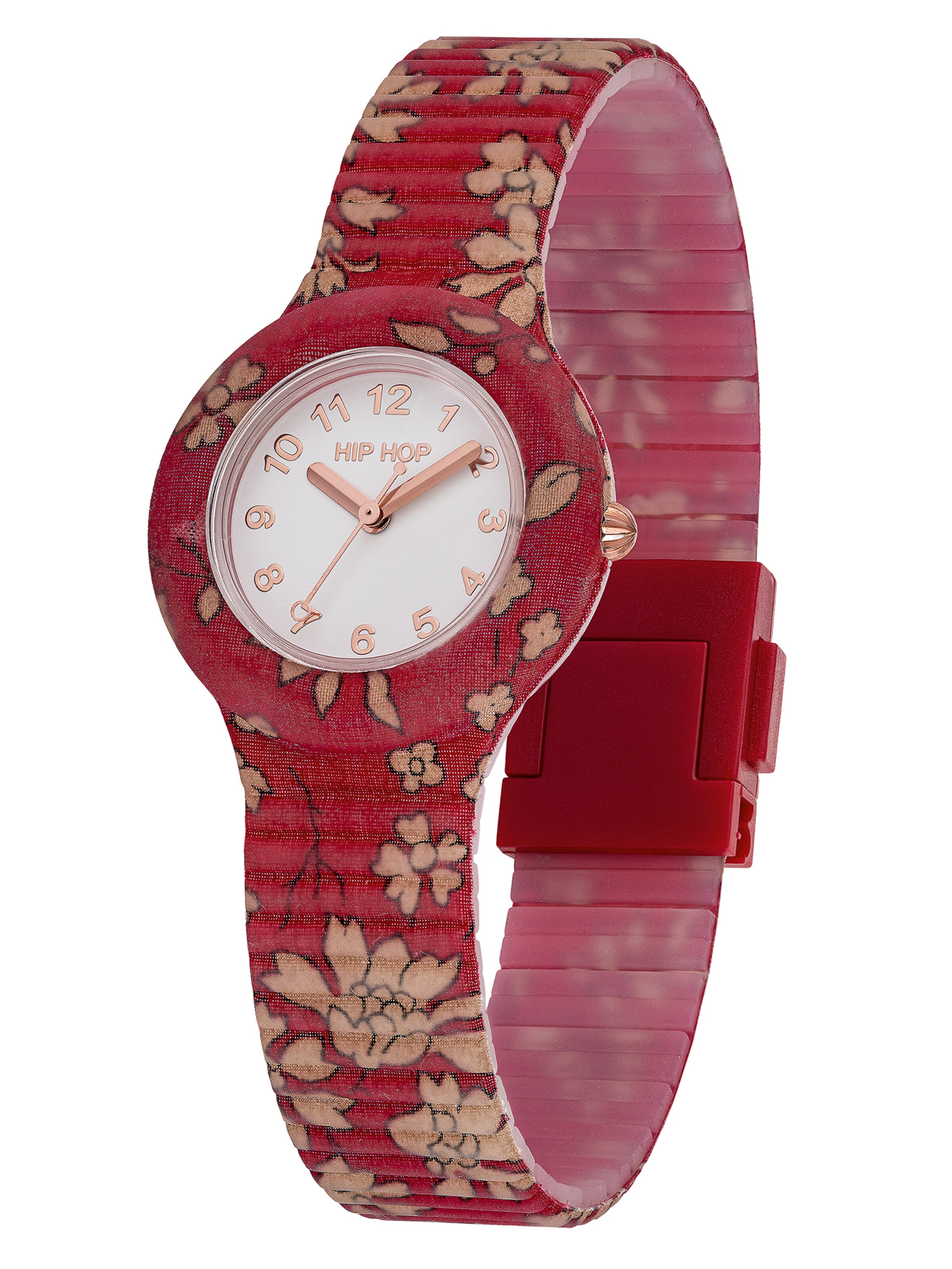 Hip Hop Uhr in Rot