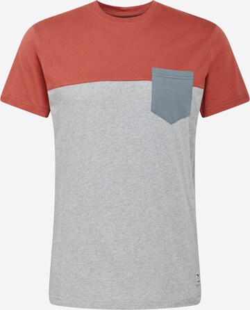 T-Shirt Iriedaily en gris : devant