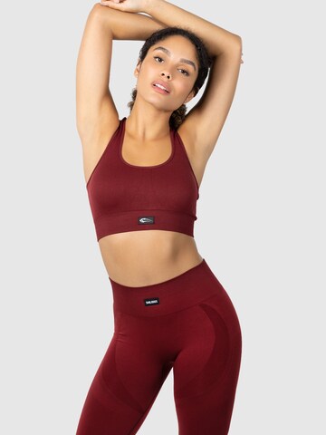 Bustier Soutien-gorge de sport 'Pia' Smilodox en rouge