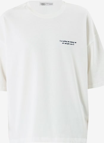 VAMOS CLO Koszulka w kolorze biały: przód