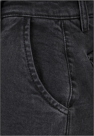 Urban Classics Wide leg Cargojeans in Zwart