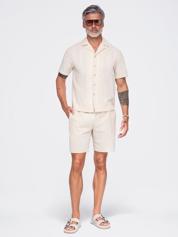 Ombre Regular Pants in Beige