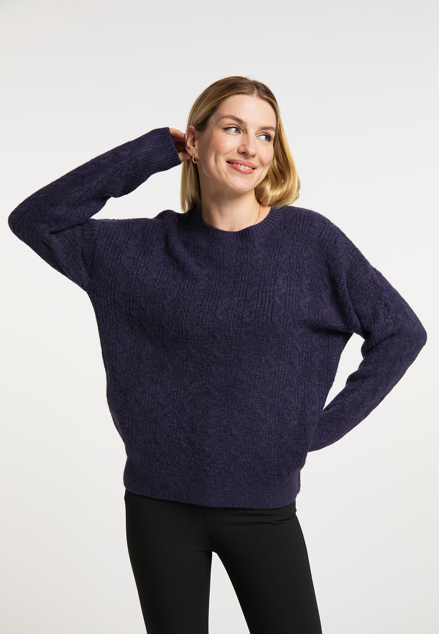 Swetry & dzianina Odzież Usha Sweter w kolorze Ciemnofioletowym 