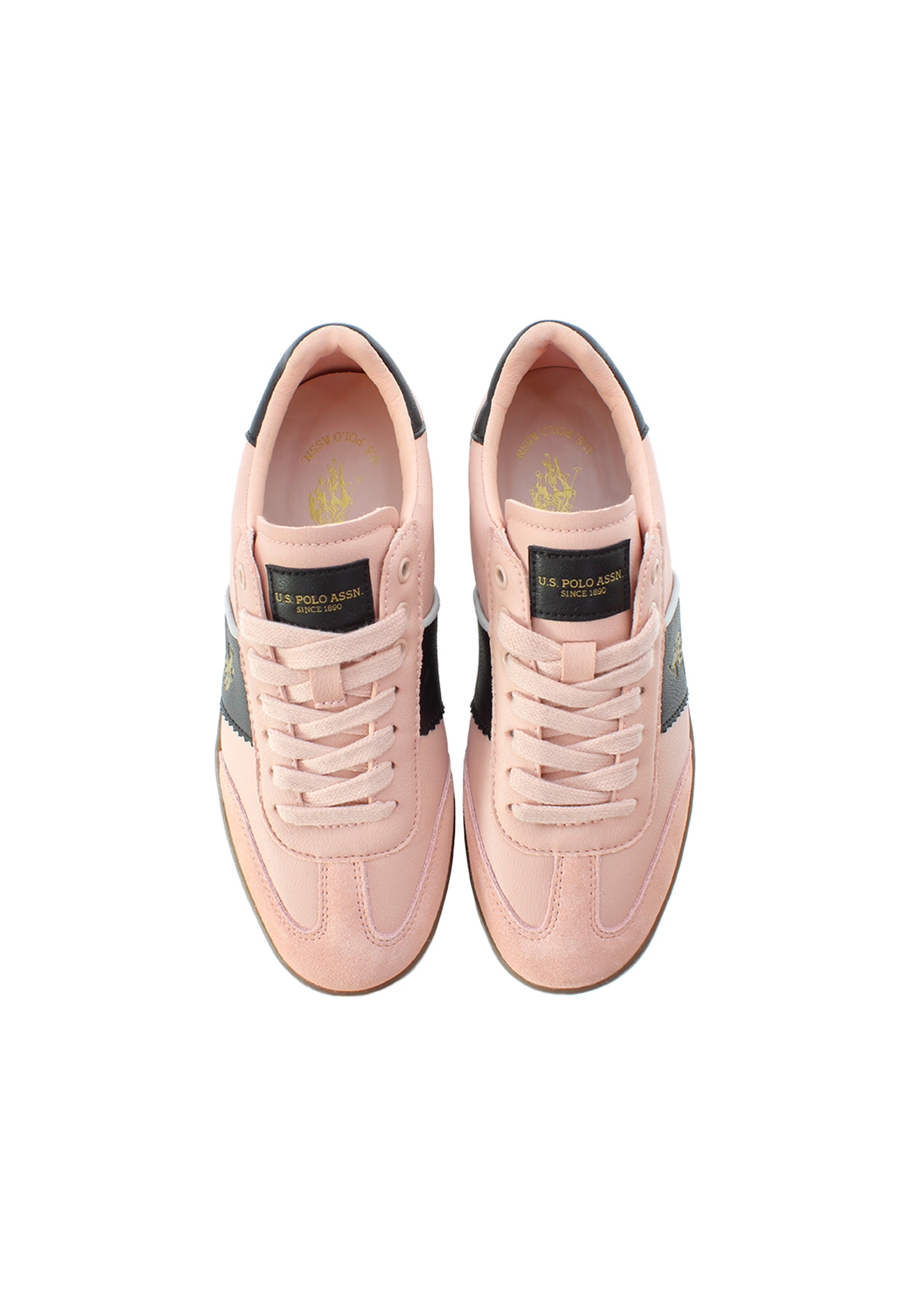 Baskets basses U.S. POLO ASSN. en rose