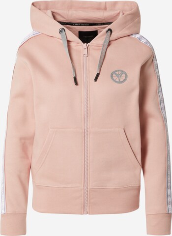 Carlo Colucci Zip-Up Hoodie in Pink: front