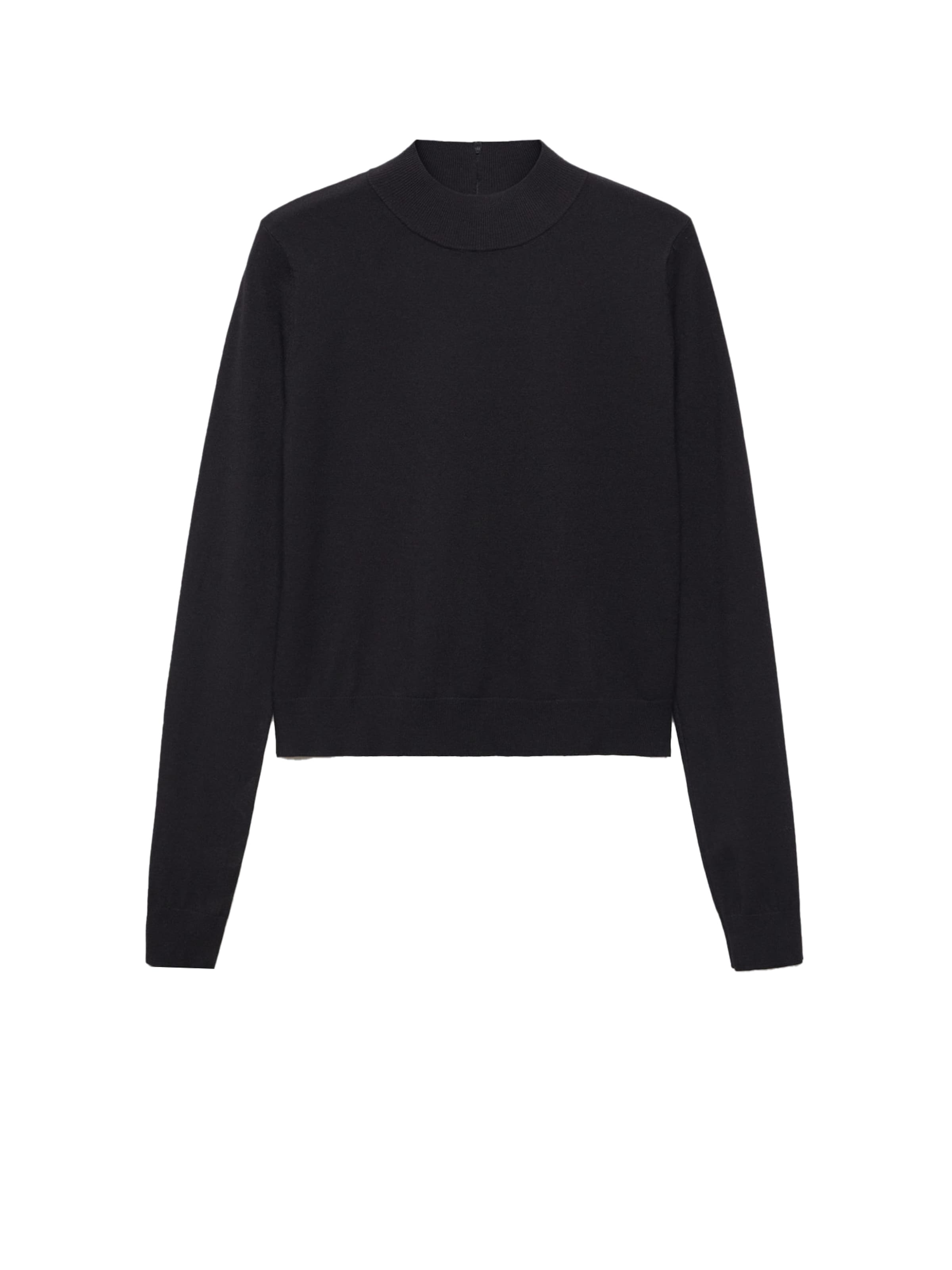 MANGO Pullover 'Koris' in Schwarz: Vorderseite