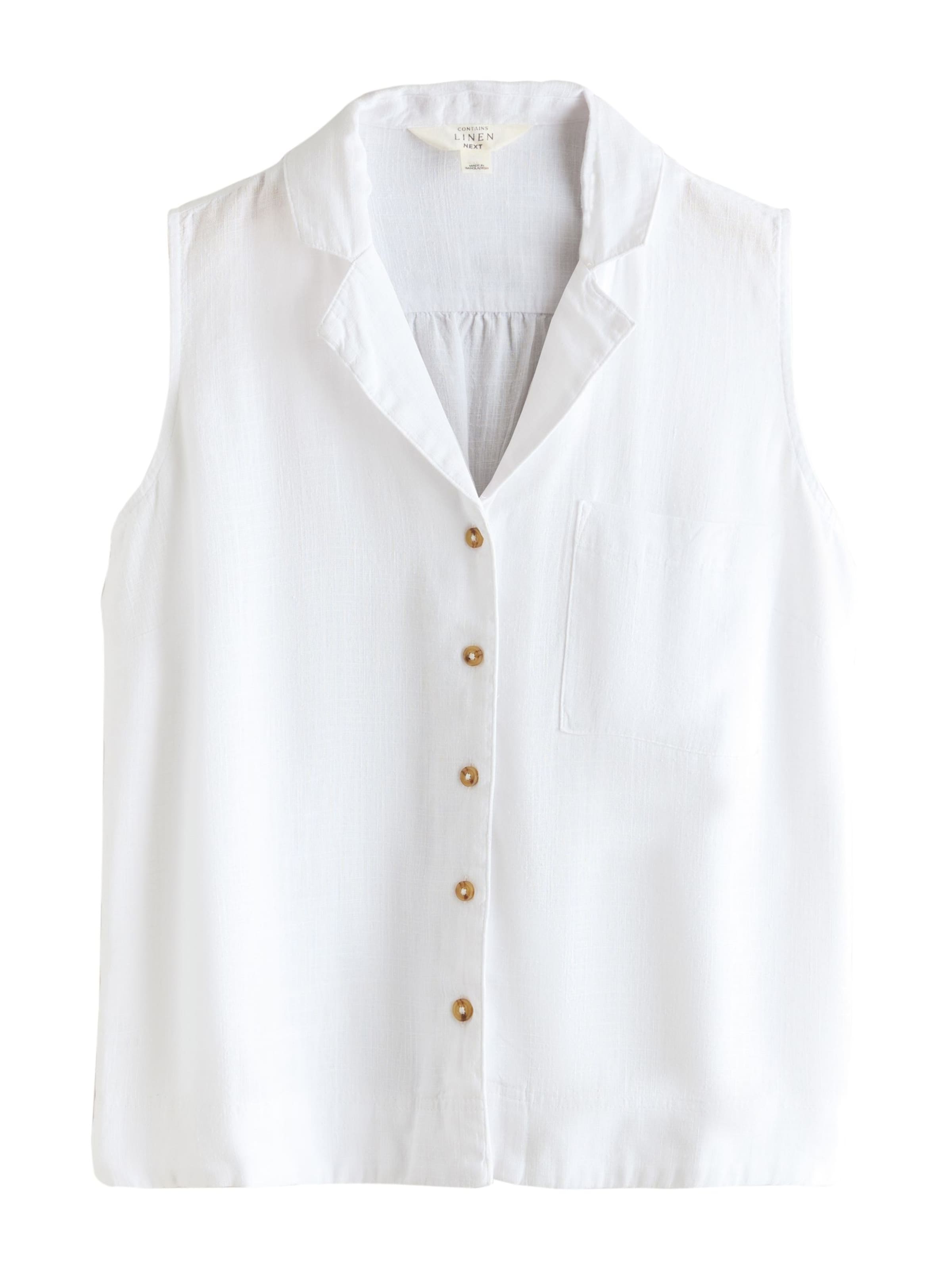 Next Blouse in Wit: voorkant