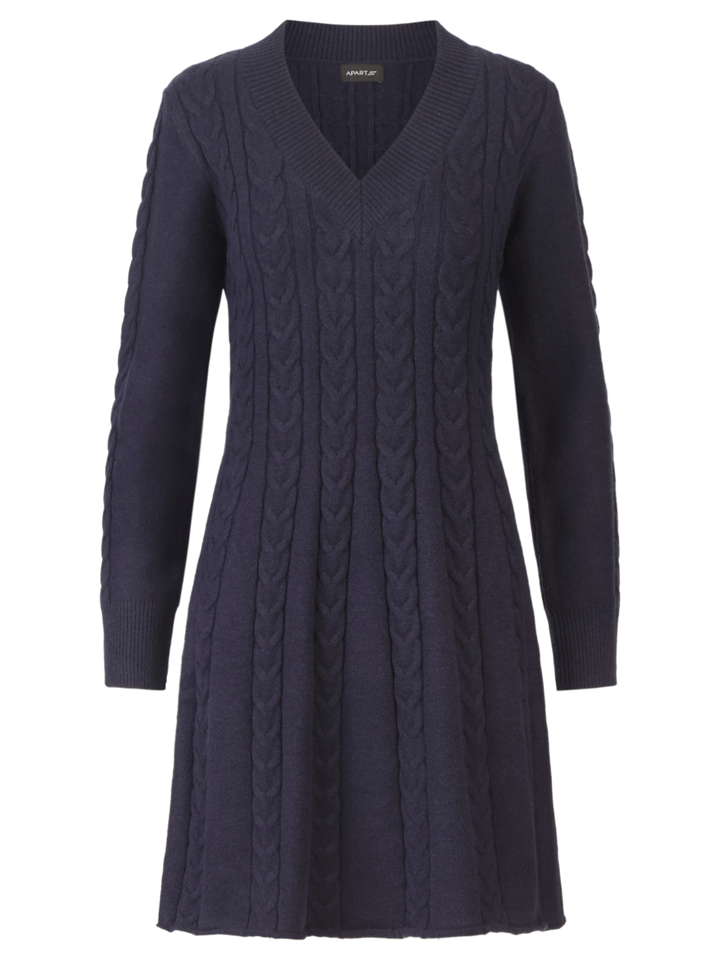 APART Strickkleid in Blau: Vorderseite