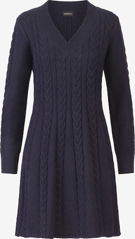 APART Strickkleid in Blau: Vorderseite