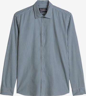 Marc O'Polo Button Up Shirt in Blue: front
