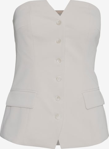 Gilet de costume 'CHARITY' VERO MODA en gris : devant