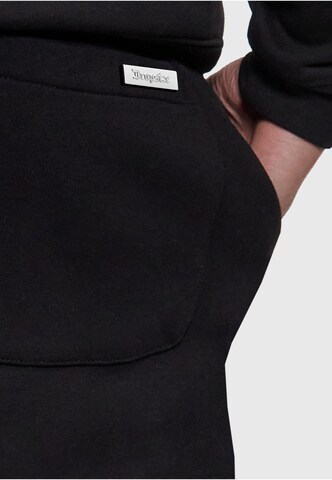 Dropsize Loose fit Pants 'Sleek' in Black
