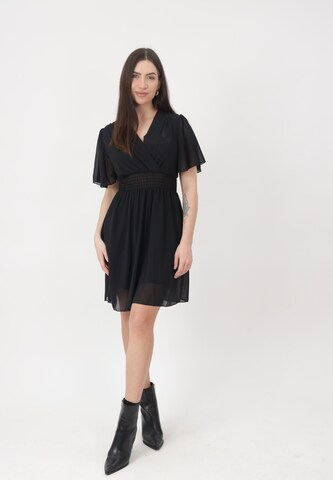 Robe de cocktail Elara en noir