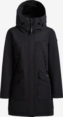 khujo Between-seasons coat 'AGEV' in Black: front
