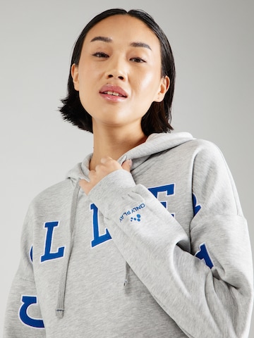 ONLY PLAY Athletic Sweatshirt 'COLLEGE' in Grey