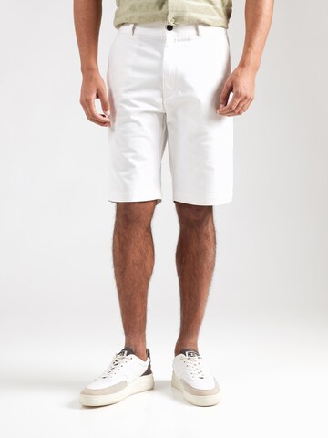 HUGO Regular Chino Pants 'Darik' in White: front