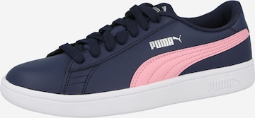 PUMA Sneaker 'Smash v2 L Jr' in Blau: Vorderseite