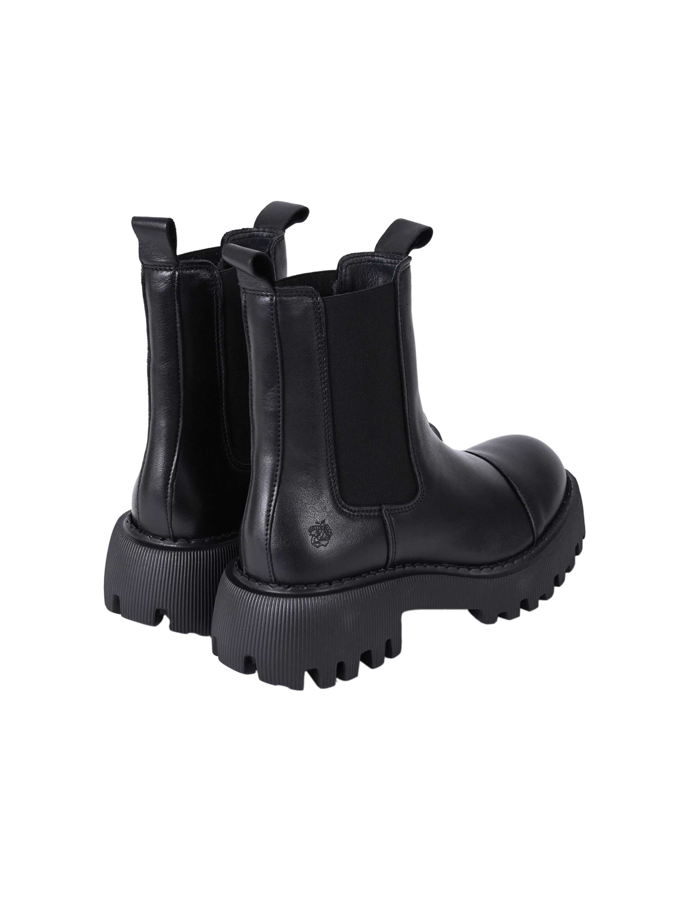 Apple of Eden Chelsea boots 'FLO' in Zwart
