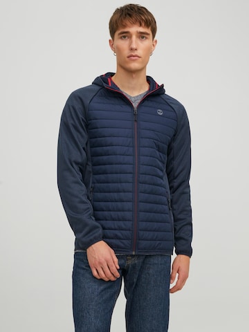 Coupe regular Veste mi-saison JACK & JONES en bleu : devant