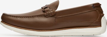 LOTTUSSE Moccasins 'Nautical Nautico' in Brown: front