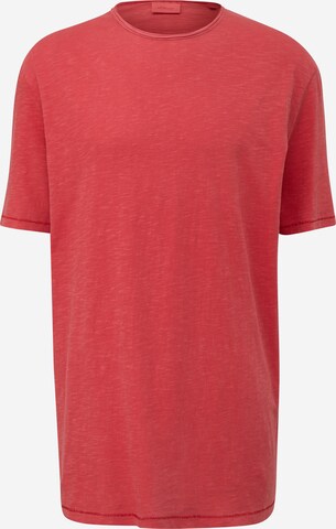 s.Oliver Men Tall Sizes Shirt in Red: front