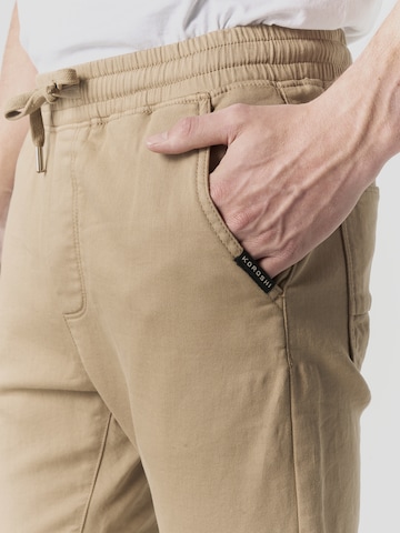 KOROSHI Zúžený strih Nohavice - Béžová