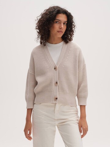 OPUS Strickjacke 'Derena' in Beige: Vorderseite