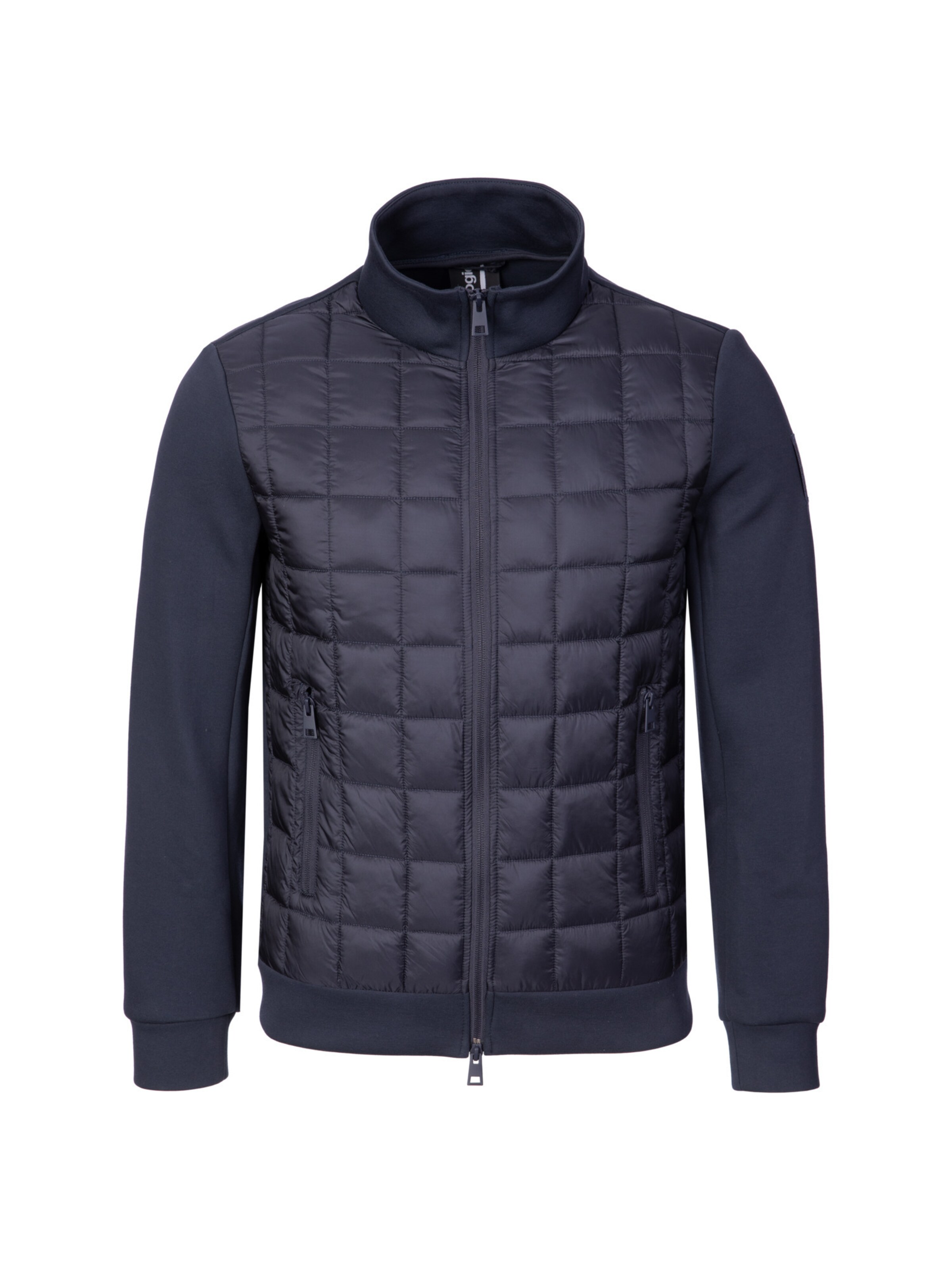 Giacca di mezza stagione ' Collo in Piedi ' di BOMBOOGIE in blu: frontale