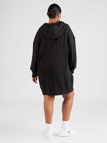 Tommy Jeans Curve Knit dress in Black